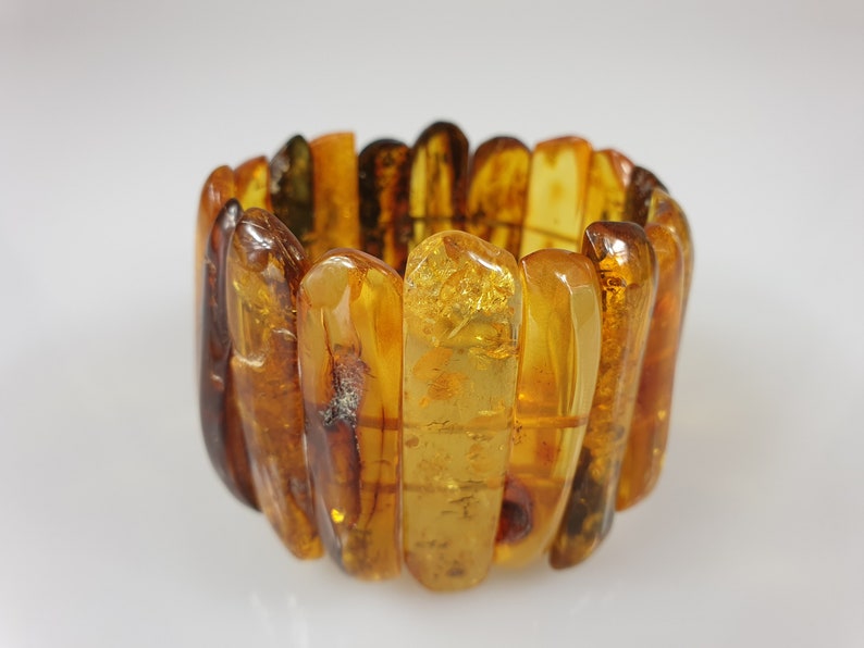 big genuine Baltic amber handmade gemstone bracelet honey yellow stunning gift for woman Huge amber bracelet healing amber stone