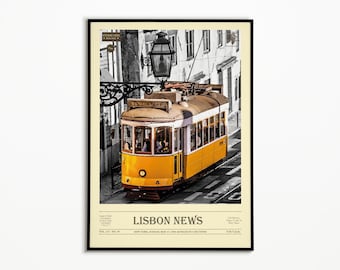 Lisbon Portugal Print, Wall art Art Print, Poster, Travel Print, Travel Poster, Wall Art, Living Room Prints, Art Decor
