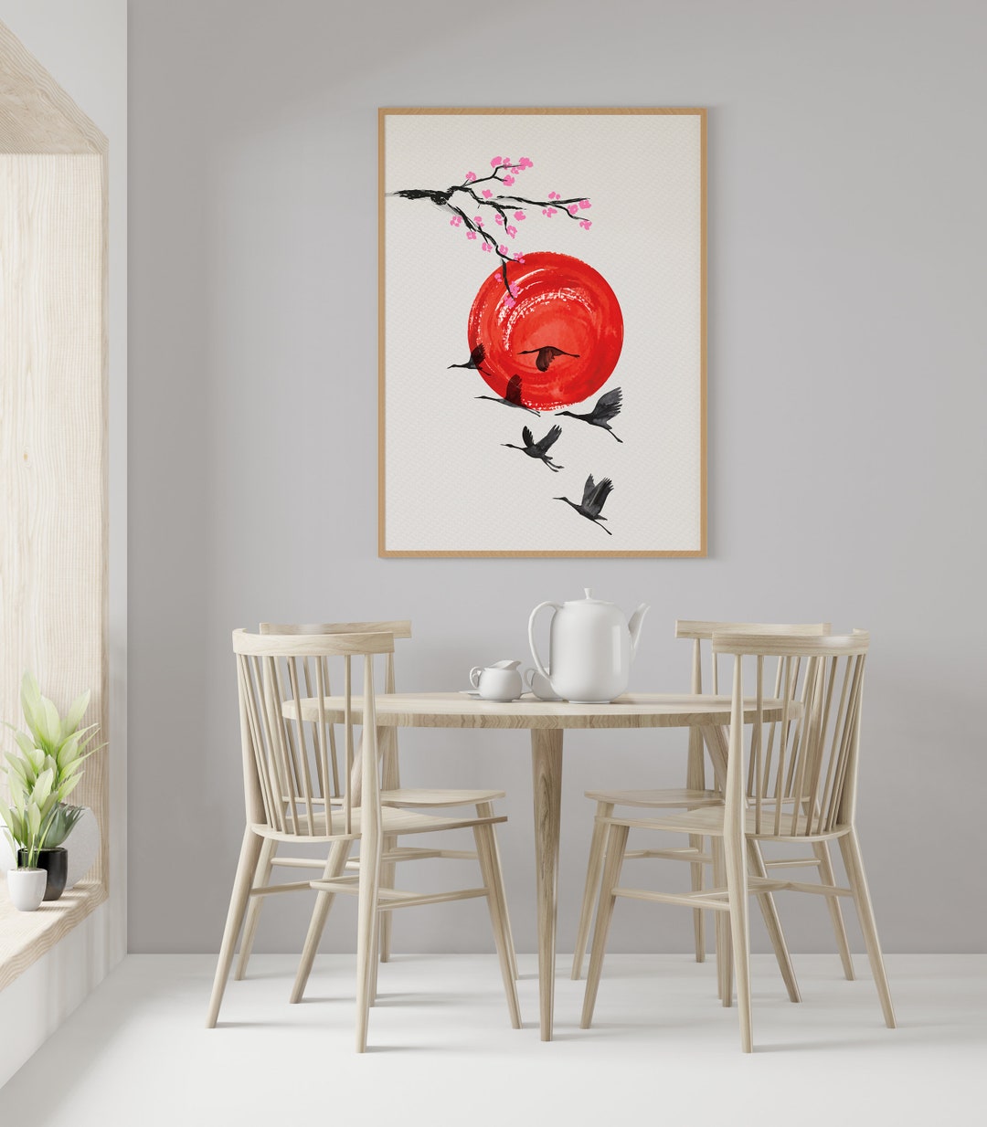 Japan Print Japan Wall Art Japan Poster Art Deco Print Art Etsy