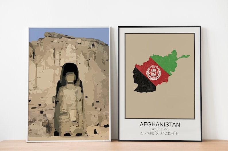 Afghanistan Prints Afghanistan Colourful Prints Set of 6 Etsy