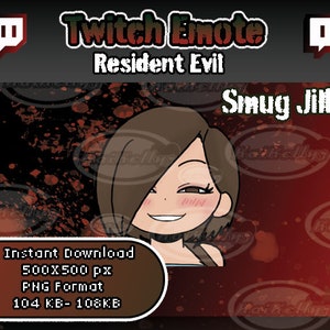 Smug Jill Inspired Twitch Emote | Smug Anya Inspired