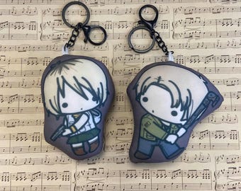 Little Twin Hill Inspired Plush Keychain: Double Sided Y2K Phone Charm
