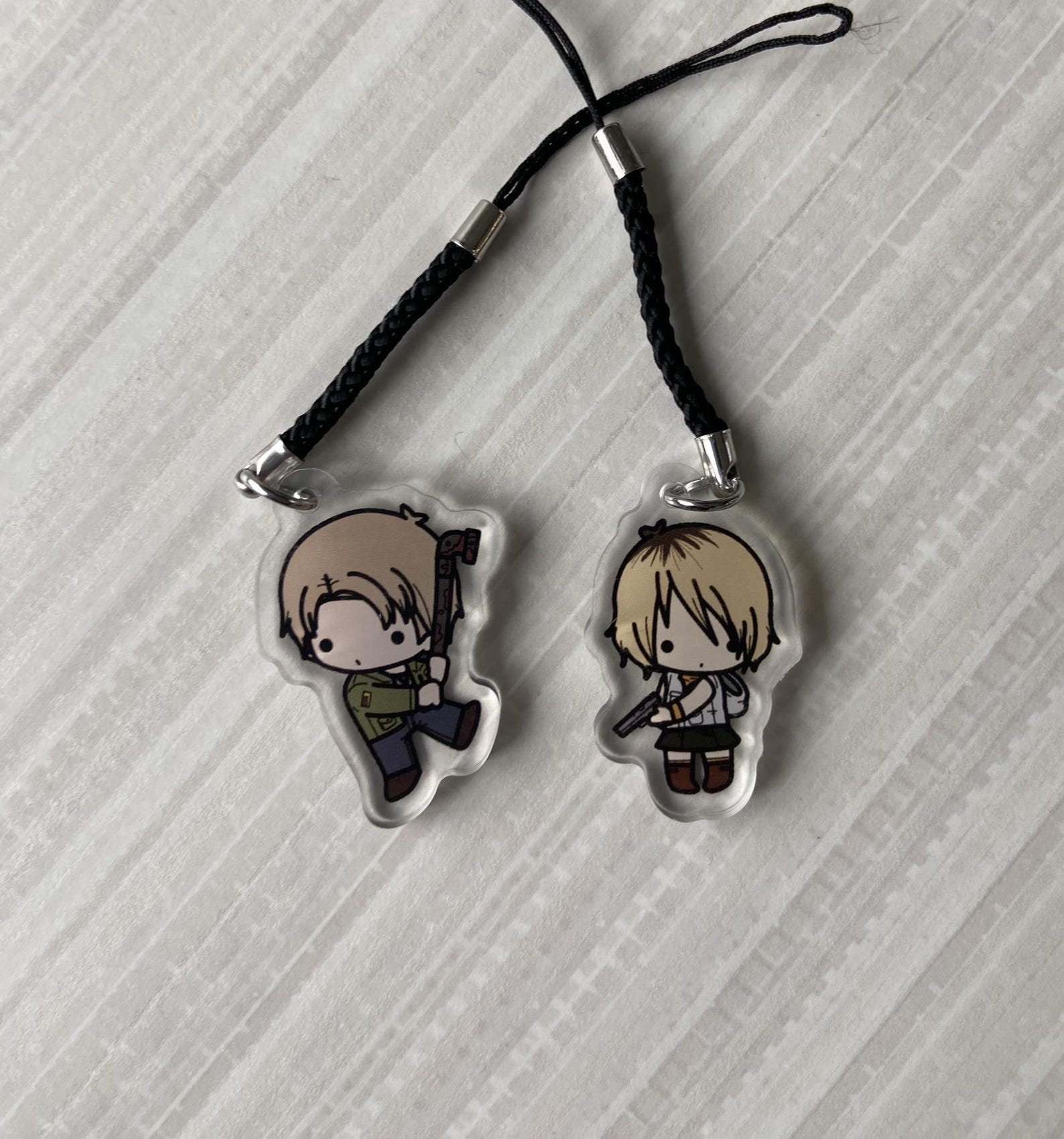 Little twin hill Inspired phone charm Fanmade |Double Sided Matte phone charms y2k|Normal|kawaii|horror| Dead by daylight inspired