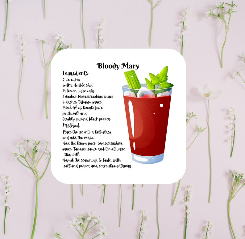 Home Bar Enthusiasts Delight Set of Stylish Cocktail Recipe Drinks