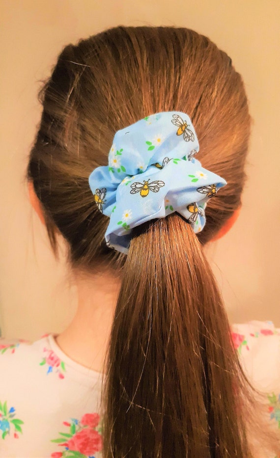Handmade Cotton Hair Scrunchie, Ladies & Children's Hair Accessory