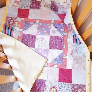 Memory Quilt/Memory Blanket/ Patchwork Quilt/ Baby Clothes/patchwork blanket/keepsake quilt, personalised quilt  made from loved ones clothe