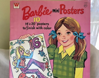 1974 Barbie mini-posters 10 14X20 Poster Book