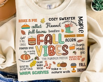 Fall Vibes PNG, Retro Fall Png, Fall Shirt Png, Autumn Design Png, Autumn Sublimation Designs Fall PNG Fall Autumn Shirt, Fall Sublimation