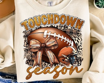 Temporada de toque para baixo PNG Outono Coquette Bow PNG Retro Camisa de futebol Png Esporte Dia do jogo Png Futebol Mãe Png Dia do jogo Design de sublimação