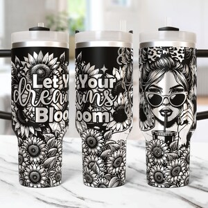 40oz Tumbler Wrap Laser Svg, Daily Affirmations Self Love Engraved Tumbler Wrap, 40 oz Tumbler Laser File Svg Design, Laser Engraving Svg