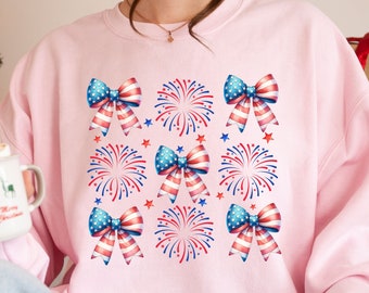 Coquette Png 4th of July American Fireworks Girly Cowgirl Country Freedom Sublimation Design American Flag Png, Digital Download