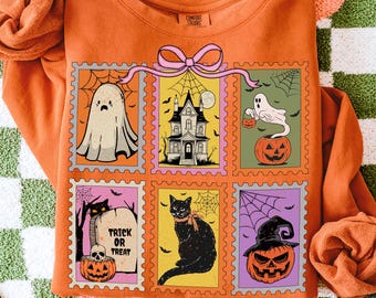 Retro Halloween Ghost Png, Spooky Season Png, Girly Halloween Png, Fall Png, Cat Halloween Png, Pumpkin Halloween Shirt Png, Spooky Mama png