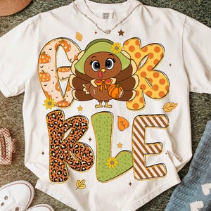 Coquette Thanksgiving Gobble PNG, Turkey PNG, Thanksgiving Sublimation Png, Fall Png, Preppy Thanksgiving Png, Thanksgiving Digital Download