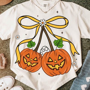 Pumpkin Cherries Fall Girly Png, Halloween Pumpkin Png, Pumpkin Cherries Coquette Png, Fall Png, Autumn pumpkin Png, Girly Halloween Png