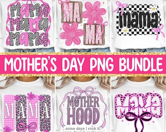 Paquete PNG de mamá, Día de la Madre PNG, Flor de leopardo de mamá PNG, Lazo rosa de coqueta de mamá PNG, Mamá a cuadros PNG, Mamá PNG, Regalo para mamá PNG