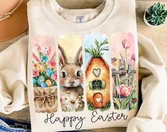 Happy Easter PNG, Retro Easter Png, Easter Bunny Png, Easter Coquette Png, Floral Spring Png, Easter Christian PNG, Brushstroke Easter PNG