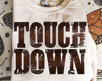 Retro Football Touchdown Png, Game Day Football Png, Preppy Football Png Shirt, Fall Football Png, Football Mama Png, Football Sublimation