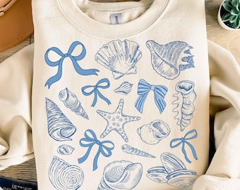 Coquette Seashell PNG, Beach Png, Retro Summer Png, Coastal Png, Summer Vibes Png, Summer Coquette Png, Seashell Png, Vintage Summer Png