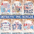 4th of July Bundle Png, Retro America Png, Preppy America Coquette PNG Bundle, Girly USA Png, Memorial Day Png, 1776 Png, Patriotic Png