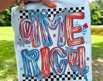 PNG de Estados Unidos a cuadros, PNG de bandera estadounidense, PNG de pinceladas del 4 de julio, PNG de Estados Unidos estilo preppy, diseño patriótico vintage de Estados Unidos, diseño de sublimación