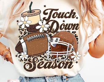 Futebol retrô PNG, Temporada de touchdown Png, Futebol Mama Png, Design de sublimação, Dia de jogo, Futebol Mom Png, Temporada de futebol, Esportes Png