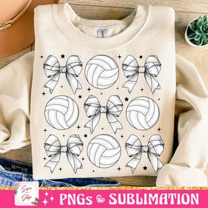 Volleybalboog png, volleybal mama png, volleybal png, coquette bow volleybal png Shirtontwerp, volleybalsublimatieontwerp