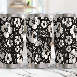 Turtle Tumbler Wrap Laser File Svg 20oz Laser Engraved Sea Baby Turtle Tumbler Summer 20oz Tumbler Laser File Svg Design Laser Engraving Svg