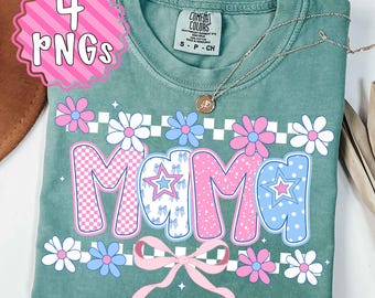 Preppy Mama Mimi Gigi Bundle Png, Mama Coquette Bow Png, Checkered mama Png, Mama Floral Png, Mothers day png, Mom png, Striped Mama Png