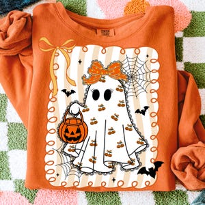 Fantasma de renda coquete PNG, Fantasma de Halloween PNG, Fantasma feminino de renda PNG, Temporada assustadora PNG, Camisa de Halloween PNG, Design de sublimação de fantasma