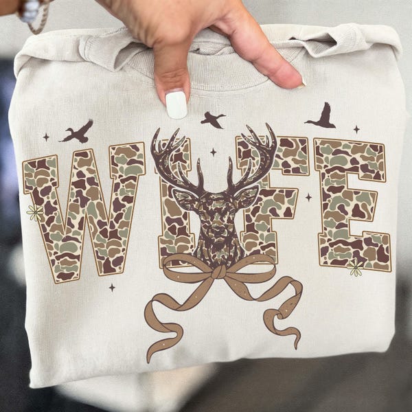 Camo Wife Png, Hunting Season Png, Camo Mama Deer Hunting Png, Coquette Hunting Shirt png, Duck Hunter Sublimation, Girl Fall Camo Bow Png