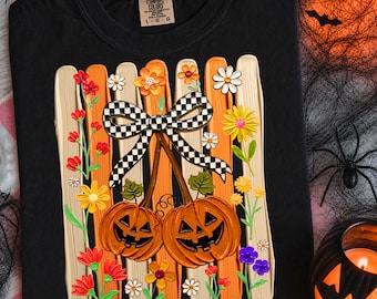 Striped Fall Pumpkin PNG, Checkered Coquette Floral Autumn PNG, Preppy Pumpkin Png, Thanksgiving png, Pumpkin Spice Png