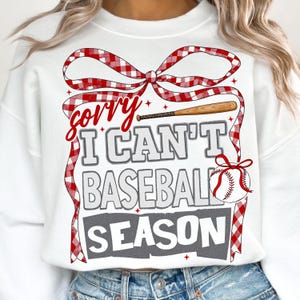 Retro Tut mir leid, ich kann nicht Baseball Saison PNG, Karierter Baseball Kokette Png, Spieltag Baseball Png, Baseball Mama Png, Baseball Shirt Png Design