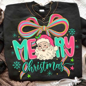Merry Christmas Coquette Png, Mama Coquette Png, Santa Claus Png, Christmas Tree png, Preppy Christmas png, Christmas Bow png, Brushstroke