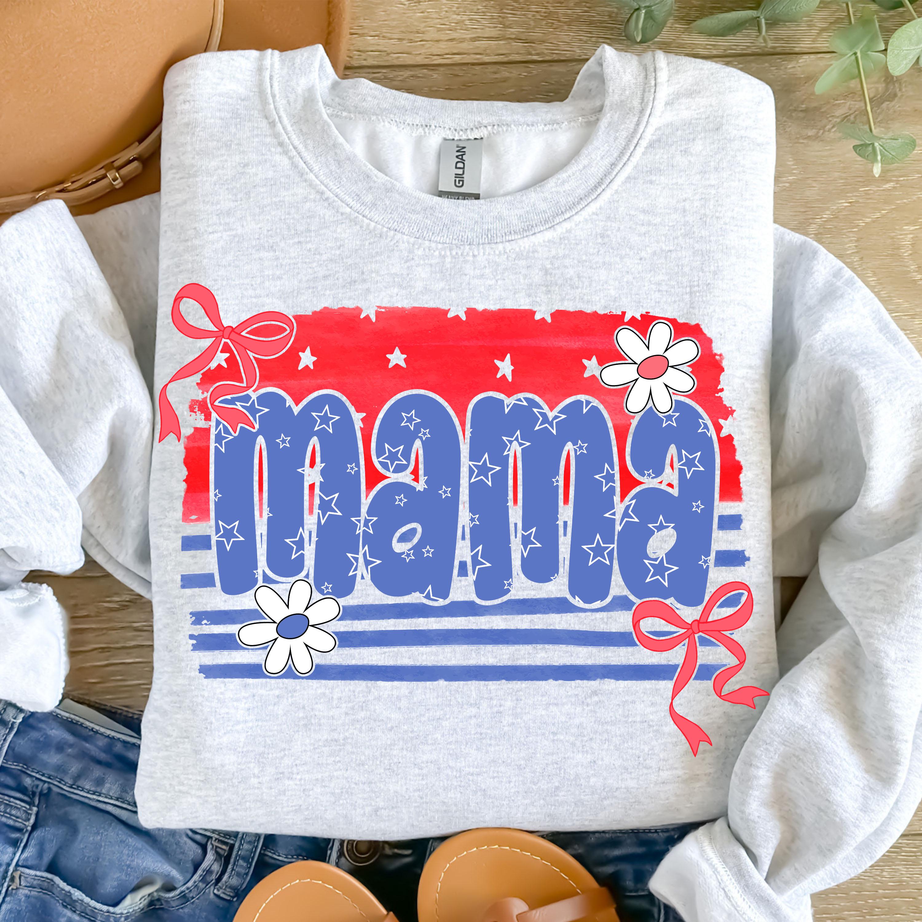 American Mama Coquette Png, 4th of July Mama Png, American Mama Png ...