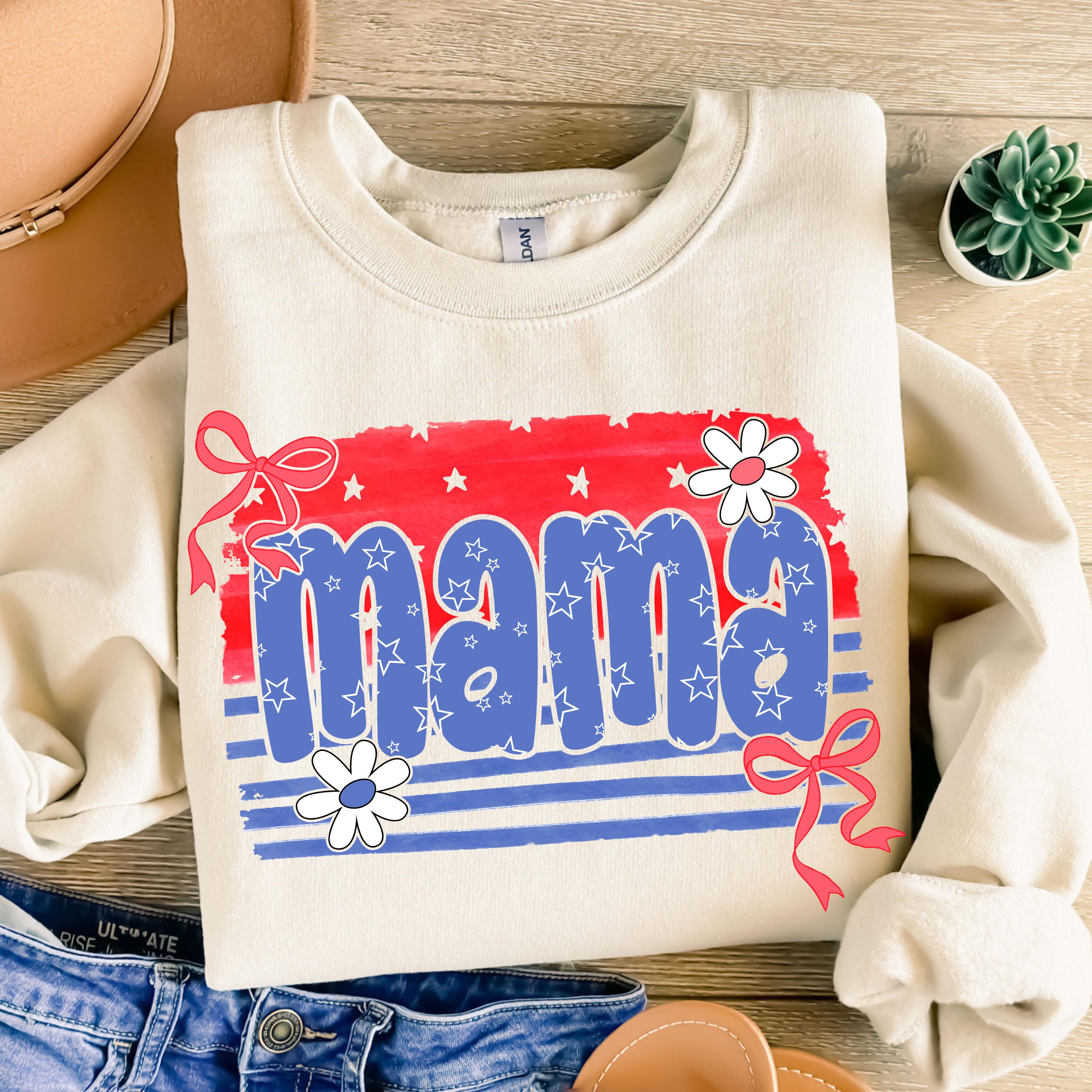 American Mama Coquette Png, 4th of July Mama Png, American Mama Png ...