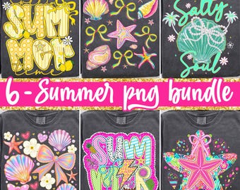 Summer Png Bundle, Preppy Summer Png, Summer Vibes PNG, Sweet Summer Time PNG, Summertime Png, Coquette Seashell Png, Sublimation Design
