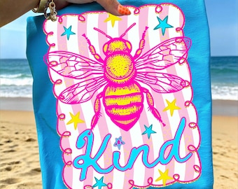 Be Kind PNG, Preppy Summer Bee Sublimation Design, Kindness Striped Mental Health Png Shirt, Everyday Women Positivity, Digital Download