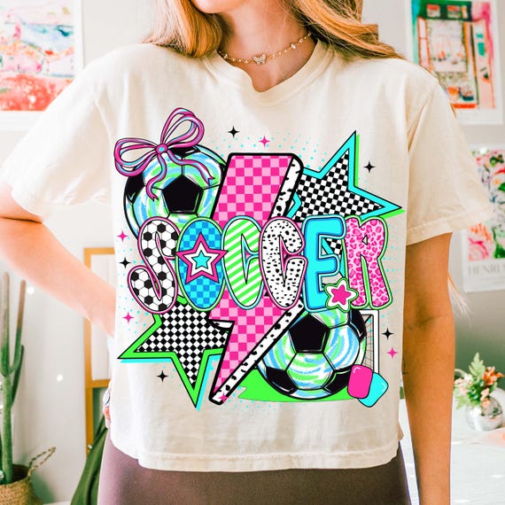 Preppy Soccer Coquette Png, Soccer Mama png, Game Day Soccer Sublimation Design, Checkered Soccer Mom Png, Soccer Shirt Png, Brushstroke PNG