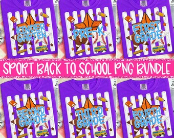 Sports Grade Bundle PNG, Back to School Fall Png, Football Basketball Baseball Sublimation Designs