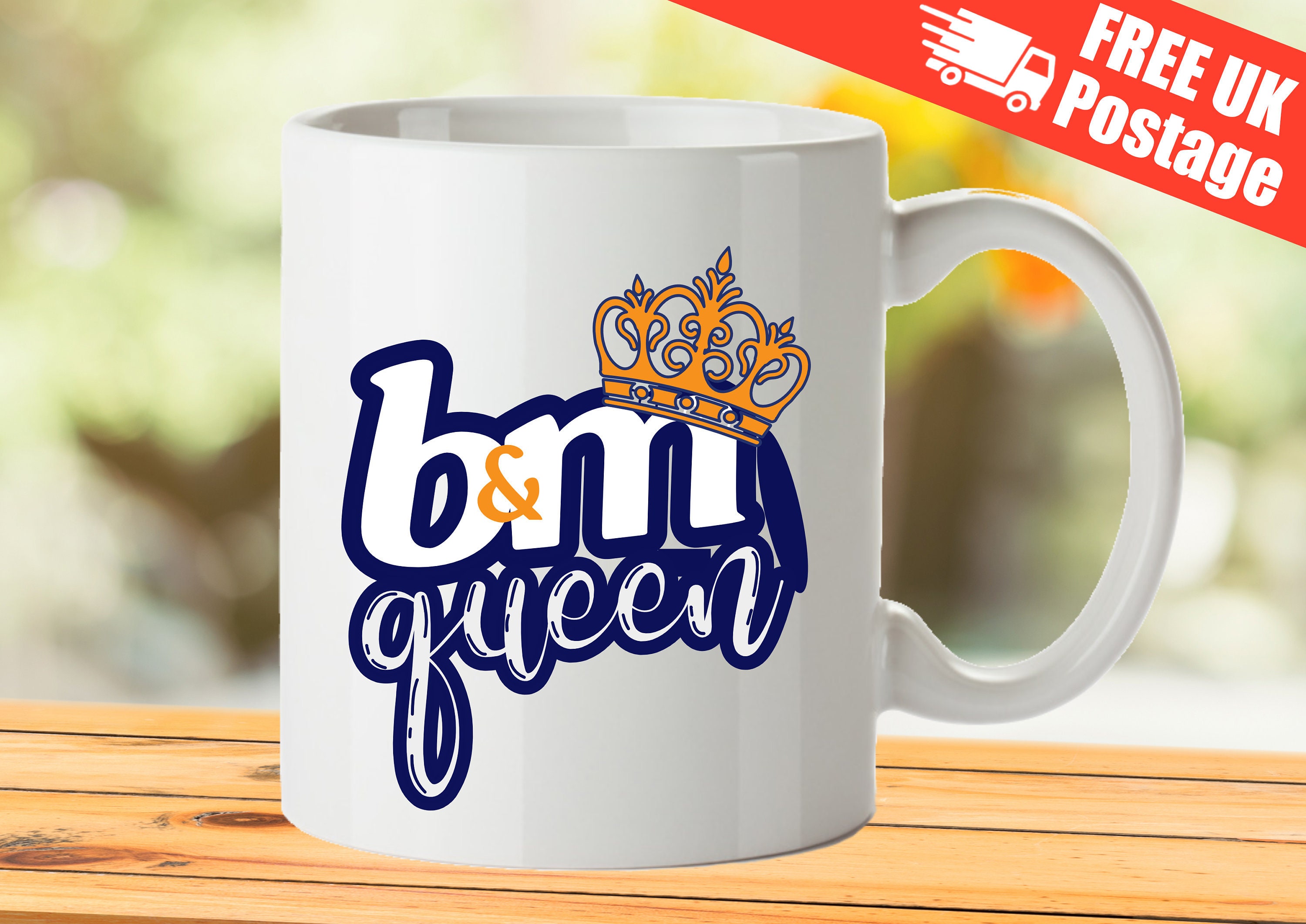 B&M Novelty Mug Gift for B and M addict present for wife Etsy