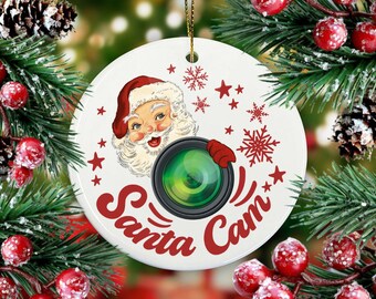 Santa Cam Bauble Decoration Gift For Son or Gift For Daughter