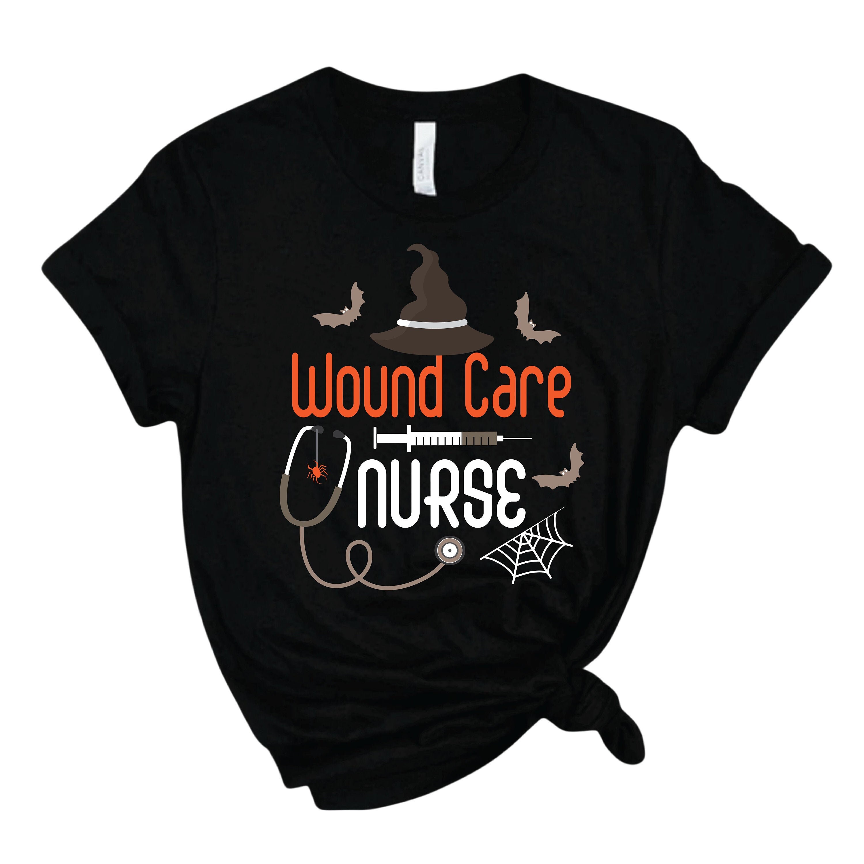 Woundcare Nurse Halloween Shirt One Spooky Nurse Shirt Etsy