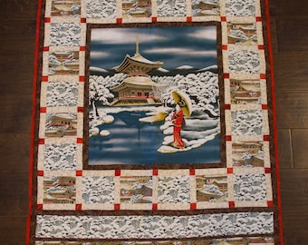 Asian Quilted Wall Hanging