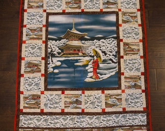Asian Quilted Wall Hanging