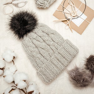 ESKIMO Beanie-winter Hat-super Chunky 