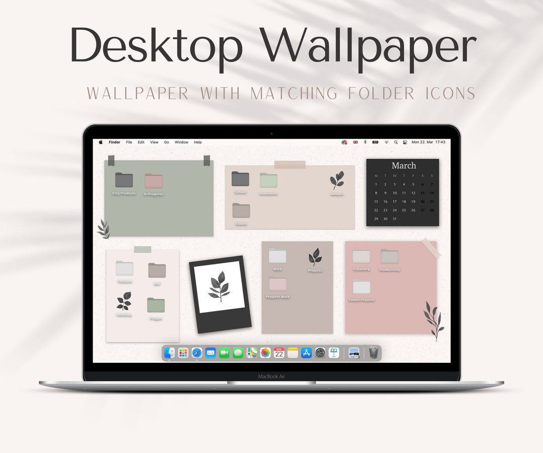Desktop Wallpaper for Mac & Windows Desktop Organiser Custom Folder ...