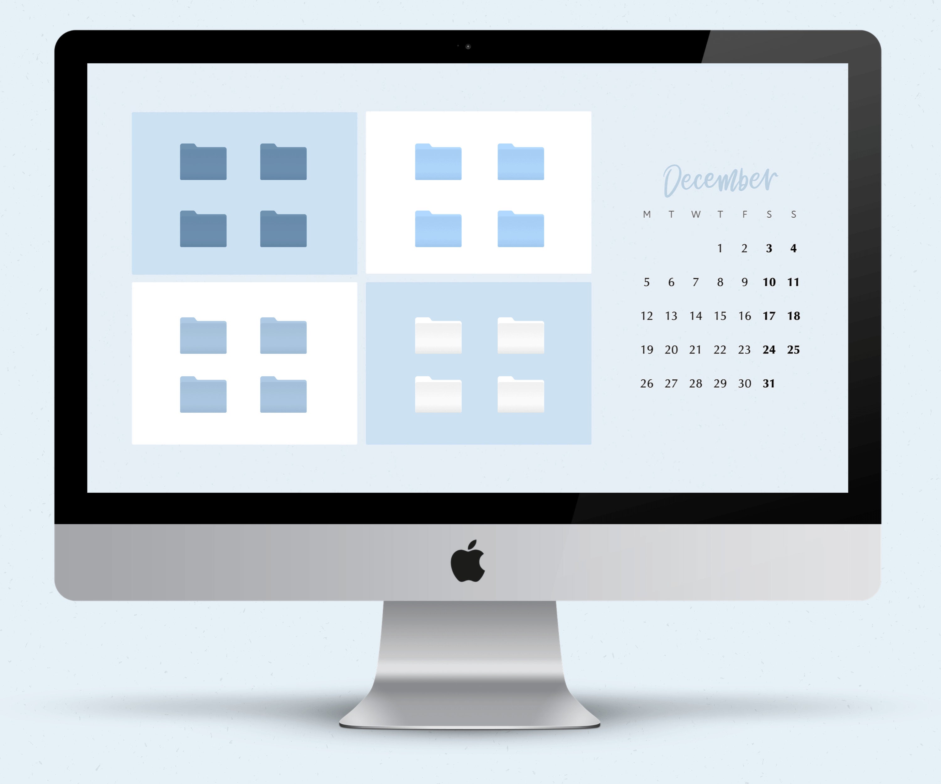 Desktop Organizer Wallpaper for Mac & Windows Desktop Etsy UK