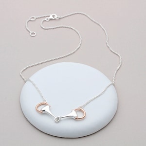 Sterlingzilver en 18 kt roségouden vermeil trensketting
