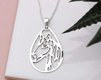 JewelryPalace-Colgante De Plata De Ley 925 Con Diseño De Perro