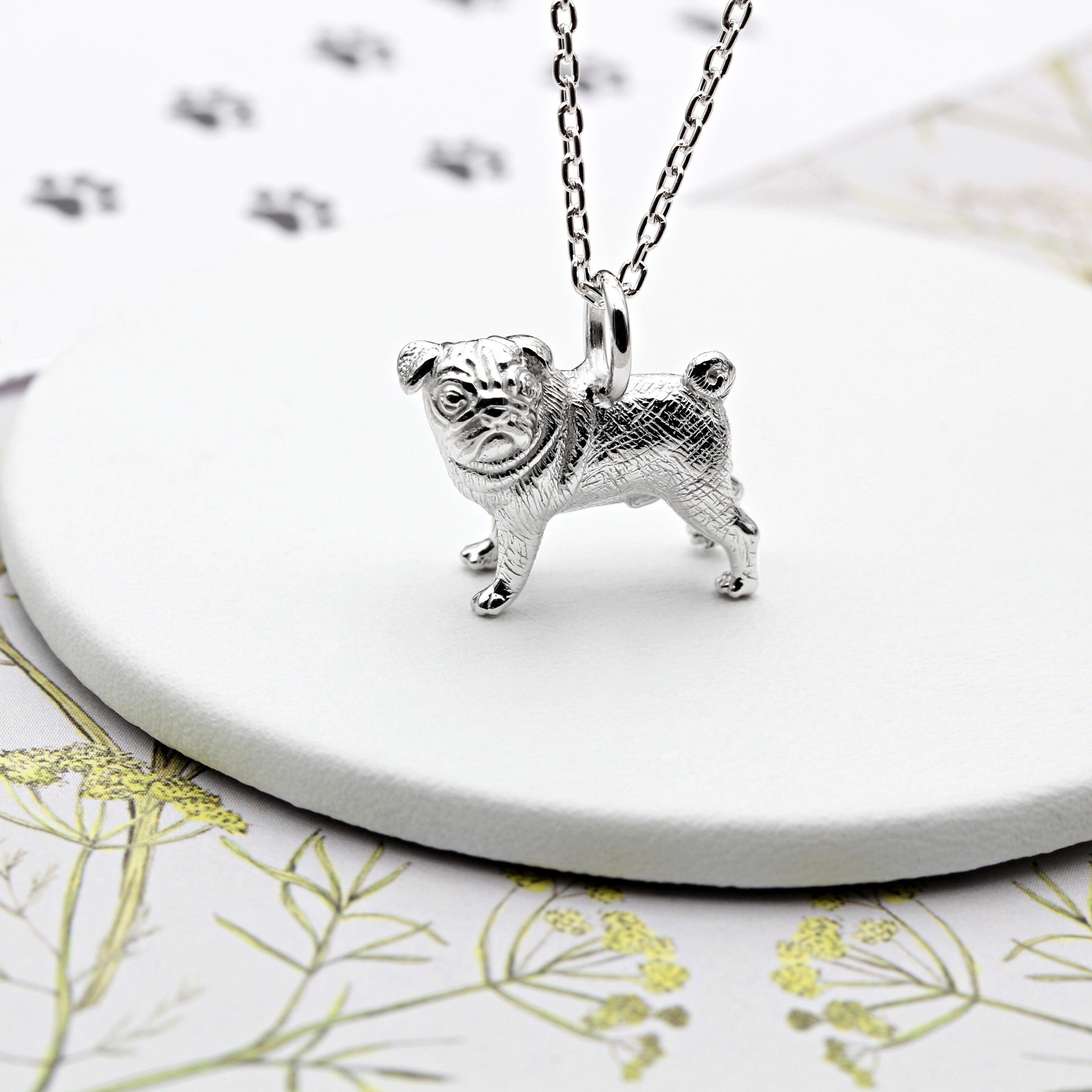 Pug Necklace Pug Necklace